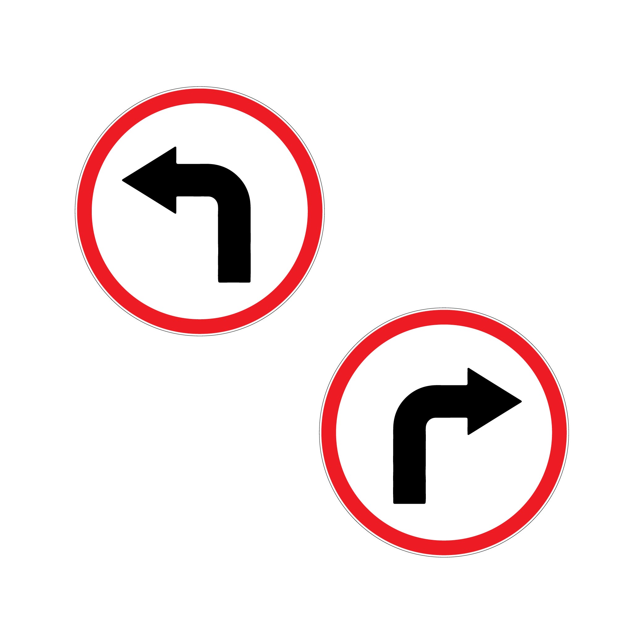 No Left and No Right Turn